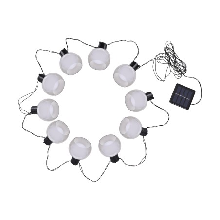 Päikeseenergial töötav LED valguskett Mulga 3W soe, must