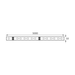 Amster RGB LED strip set, 5 m, 150 LEDs, IP65, with sound sensor