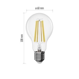 LED pirn Filament A60 / E27 / 11 W (100 W) / 1 521 lm / Neutraalne valge / dimmerdatav