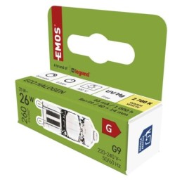 Halogeenlamp JC 25W G9 soe valge
