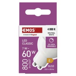 LED pirn Classic MR16 / GU10 / 7 W (60 W) / 800 lm / Neutraalne valge / dimmerdatav