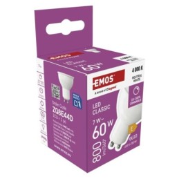 LED pirn Classic MR16 / GU10 / 7 W (60 W) / 800 lm / Neutraalne valge / dimmerdatav