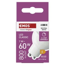 LED pirn Classic MR16 / GU10 / 7 W (60 W) / 800 lm / Neutraalne valge / dimmerdatav
