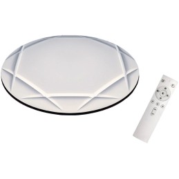 Išmanusis RGBW LED lubų šviestuvas / pakabinamas šviestuvas 48 W, 3600 LM, nuotolinio valdymo pultas + TUYA 490 mm