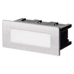 LED įleidžiamas laiptų/sieninis lauko šviestuvas 1,5 W IP65 123x53 neutraliai baltas
