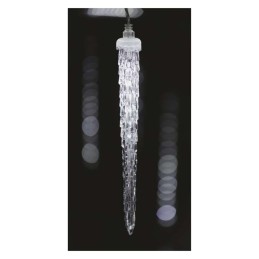 LED Christmas light with icicles, 6 pcs, 2 m, outdoor and indoor, cold white