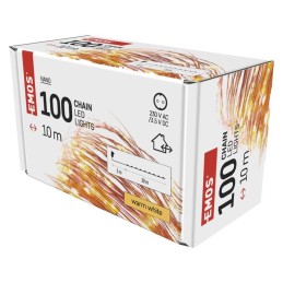 LED-valoketju nano wire 10m lämmin IP44, on/off ajastin