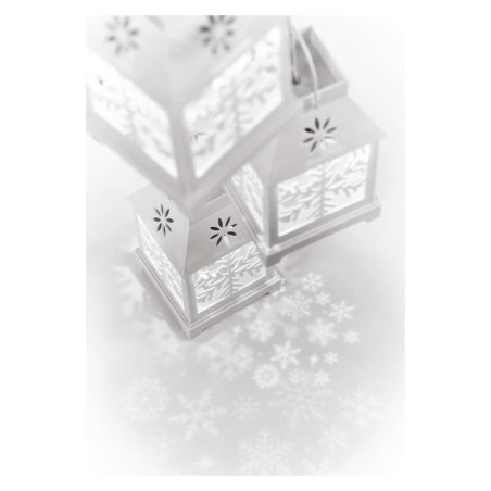 LED-valaistus lyhtyjä projektio maahan 4kpl kylmää