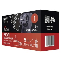 Professional LED 40 + 10 flashing Christmas lights 3m.warm + power adapter with wire