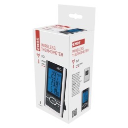 Skaitmeninis termometras/laikrodis, belaidis E3078