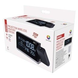 Wireless digital weather station with projection E8466