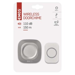 Wireless doorbell 230V P5733S grey