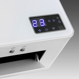 Šildytuvas - ventiliatorius EUROM Smart, WiFi, nuotolinis valdymas, montuojamas ant sienos