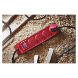 Extension cable EMOS 4 sockets with cover IP44 3m 1.5mm