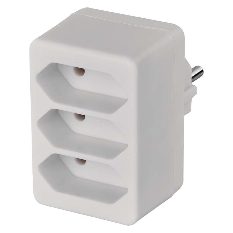 Connector 3× 2,5 A white
