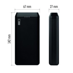Akkupankki 20000mAh 10W musta ALPHA2 20