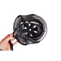 BLACK BMX BIKE HELMET L / XL