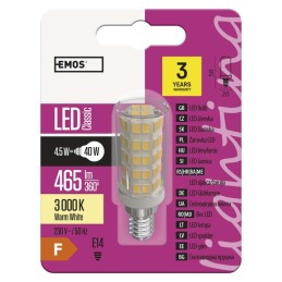 LED pirn Classic JC / E14 / 4,5 W (40 W) / 465 lm / soe valge