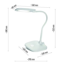 LED laualamp STELLA 5W, 400lm, valge