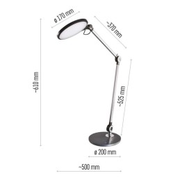 LED Desk Lamp KAREN black