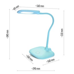 LED stalo lempa STELLA 5W, 400lm, mėlyna
