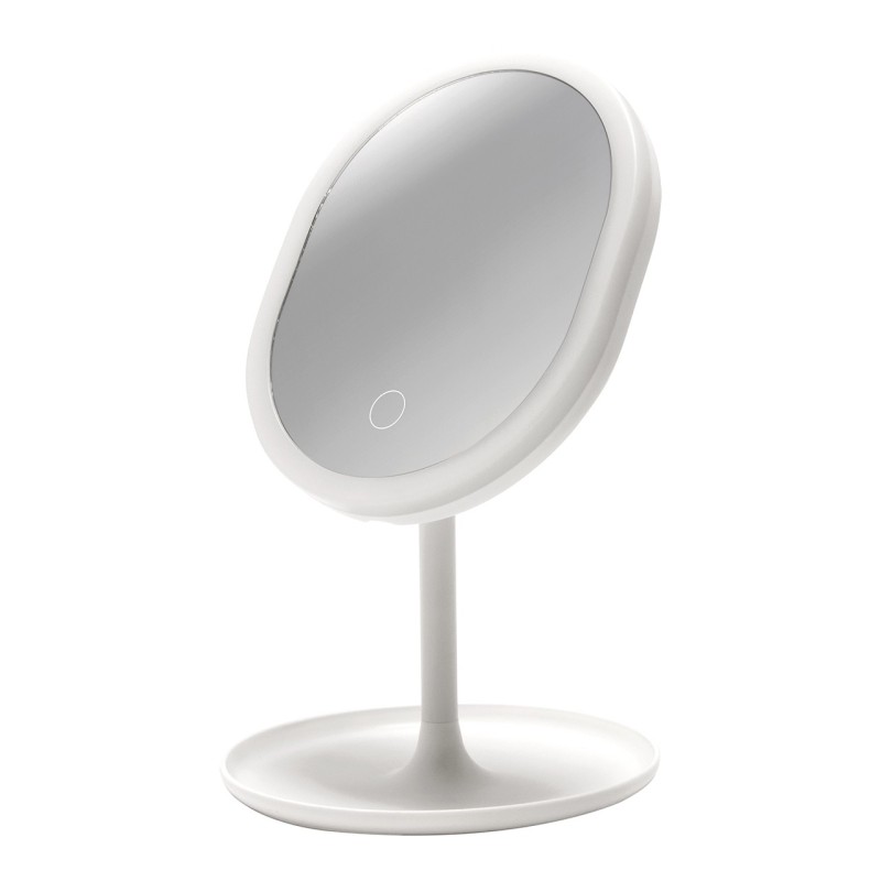 Cosmetic Mirror LED Illuminated PRINCESSA USB Rechargeable
