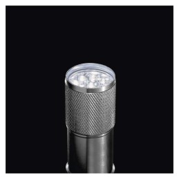 Small metal LED flashlight 50 lm, 3×AAA
