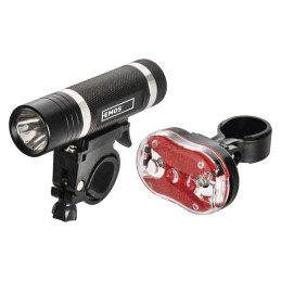 LED bicycle front and rear light 150 lm, 5xAAA