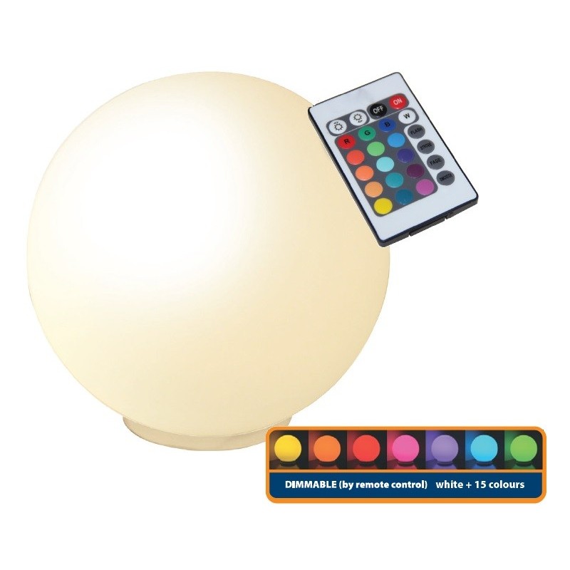 LED декоративный шар свет RGBW 5W 20CM IP20 350lm