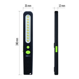 Įkraunamas SMD LED+ LED darbo žibintas 700 lm, 1200 mAh