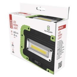 Rechargeable COB LED work lamp spotlight 600 lm, 3000mAh