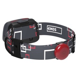 CREE LED + COB LED налобный светильник со свистком SOS 330lm, 65m, 3×AAA