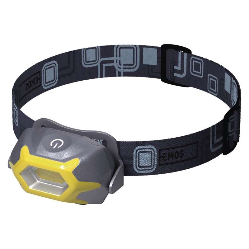 COB LED headlamp 125lm, 20m, 3xAAA