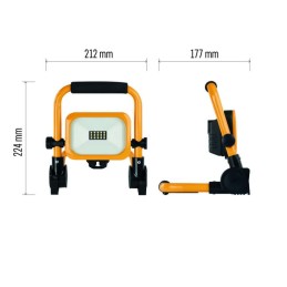 Dimmerdatav LED prožektor akuga 10W IP54 1000lm