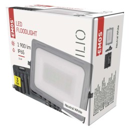 LED Floodlight ILIO, 21W, black, neutral white