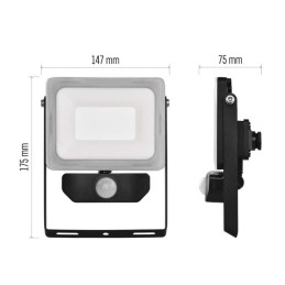 LED spotlight ILIO 21W IP65 1900lm motion sensor