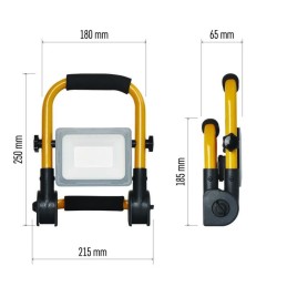 Portable LED floodlight ILIO 21W IP44 1900lm