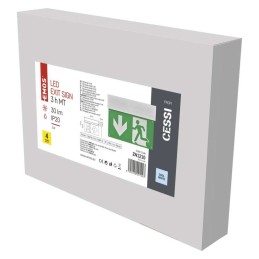 LED avariivalgusti EXIT 3W 900mAh 3h MT