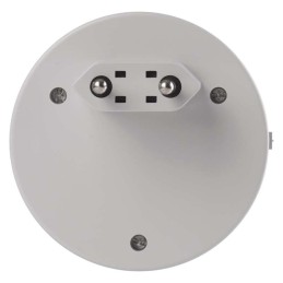 Светодиодный ночник 230V, 2xUSB, 4lm, фотосенсор, выключатель