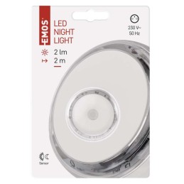 LED-yövalo 230V, 2lm, valosensori
