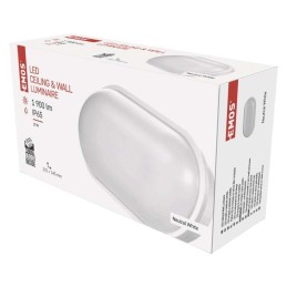 LED lubų ir sienų šviestuvas, ovalo formos, IP65, 20 W, 1900 lm, neutraliai baltas