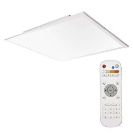 LED panelė, montuojama ant paviršiaus, 40 W, 3800 lm, 600×600 CCT DIMM su nuotolinio valdymo pultu