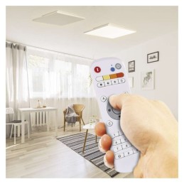 LED-paneelin pinta-asennus 25W 2100lm 300×600 CCT DIMM kaukosäätimellä varustettuna