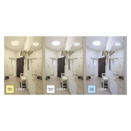 LED Ceiling and Wall Light 30W 1800lm 400×70 CCT DIMM with remote control