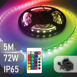RGB LED juostos rinkinys 60 LED/m, IP65, 5 m, SL