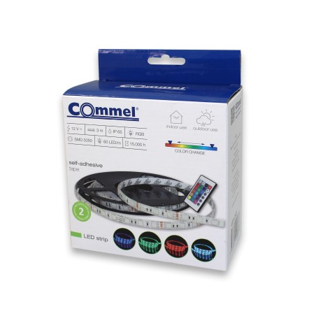 LED Strip RGB Commel 60LED/m, IP65, 3m