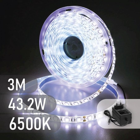 Холодная белая светодиодная лента Spector Set 60LED/м, IP65, 3м