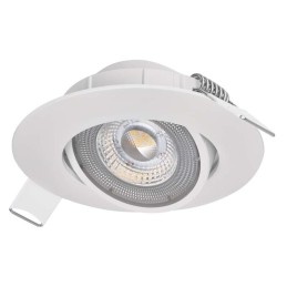LED įleidžiamas šviestuvas 5 W IP20 450 lm 90x25 šiltos baltos spalvos