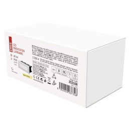 LED upotettava portaikon/seinän ulkovalaisin 1,5W IP65 123x53 lämmin valkoinen
