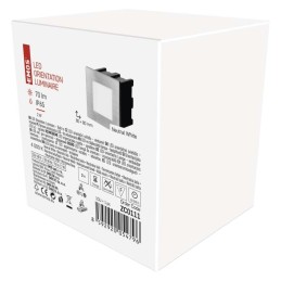 LED įleidžiamas laiptų/sienų lauko šviestuvas 1,5 W IP65 80x80 neutraliai baltas